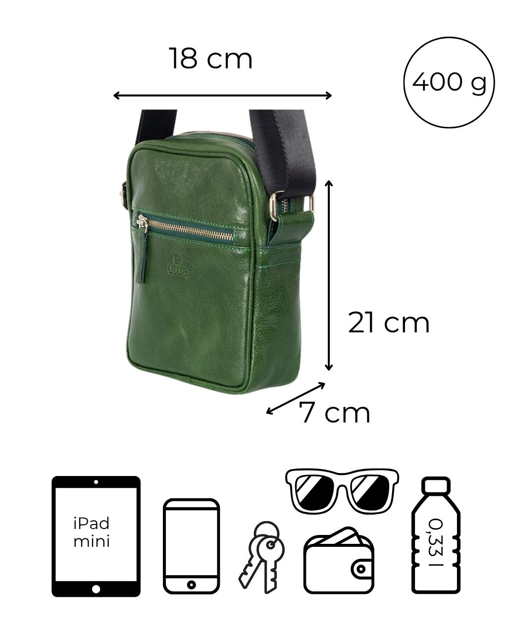 utua-apollon-exclusive-pikkulaukku-mittakuva-punainen