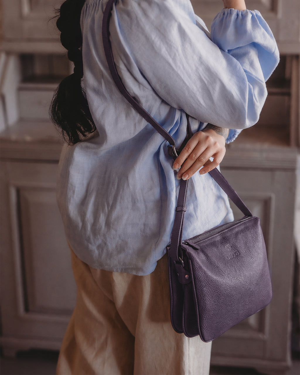 Kulo Exclusive olkalaukku violetti ENNAKKOMYYNTI