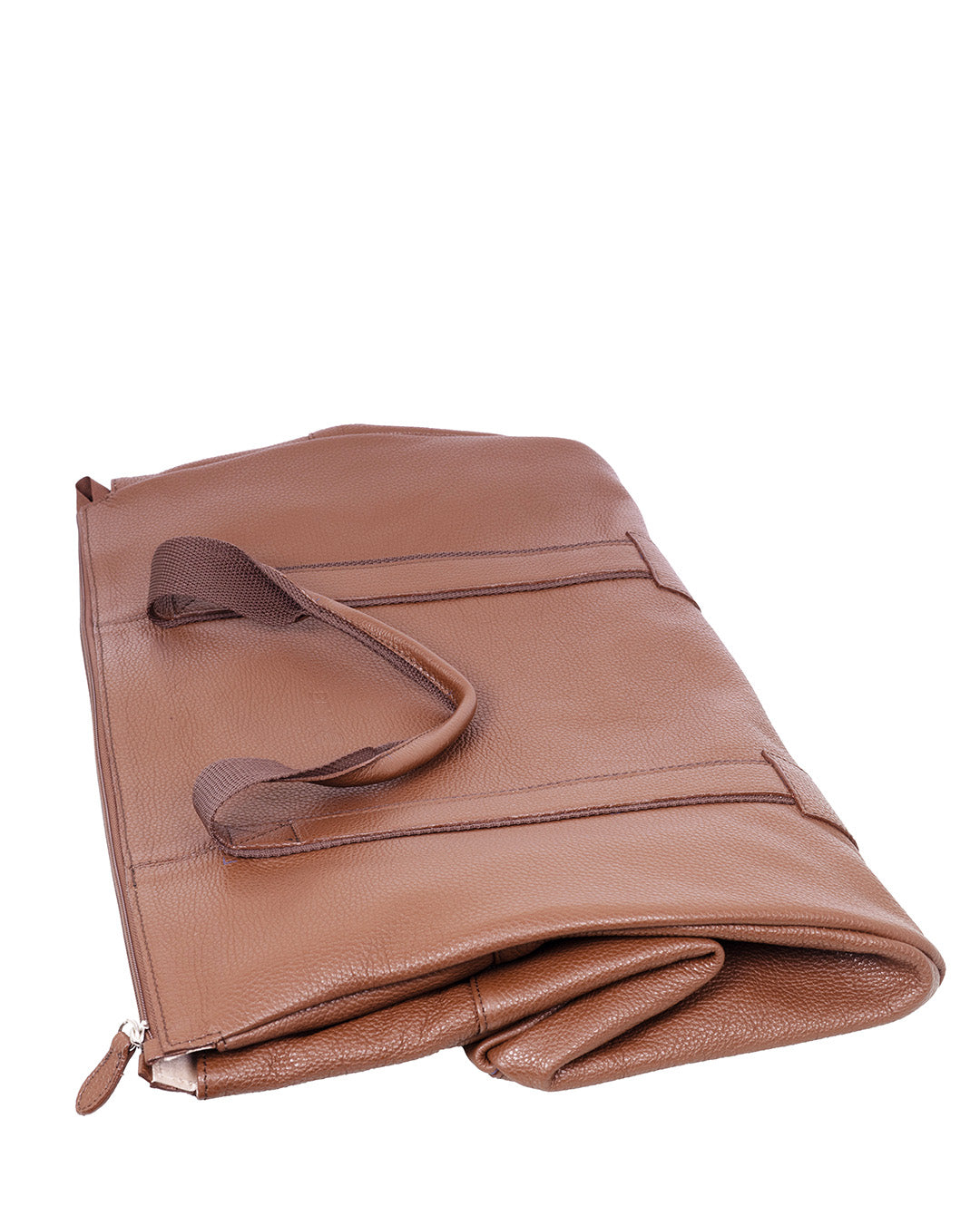 utua ruskea weekende viikonloppulaukku taitettu