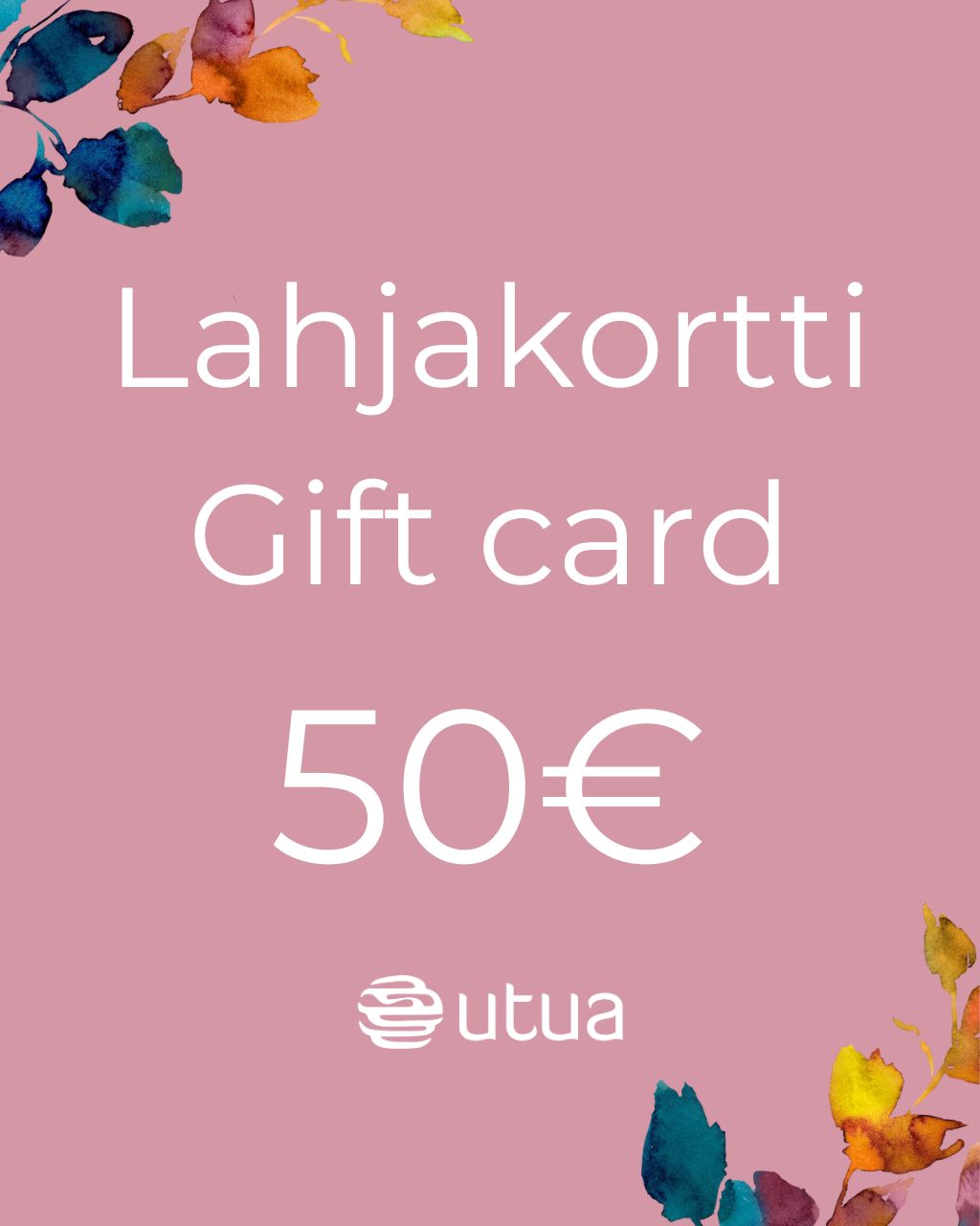utua lahjakortti 50
